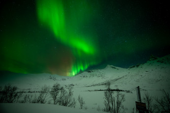 In den Bergen vor Tromsoe