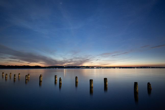 Blick vom Ostufer über den Starnberger See