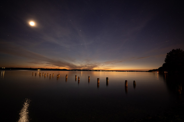 Blick vom Ostufer über den Starnberger See